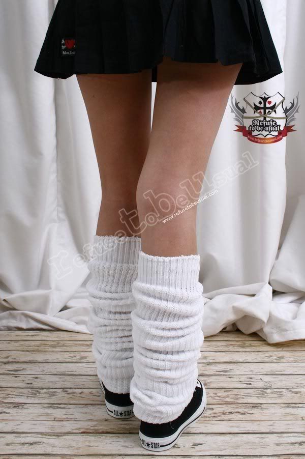 Japan High School Student Uniform Thigh Leg Warmer Bubble Loose Socks